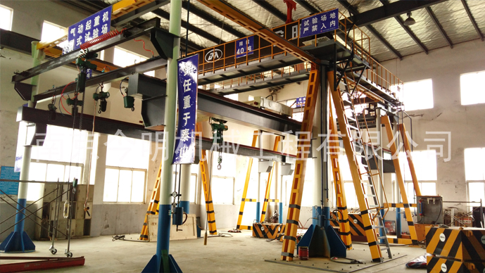 本公司型式試驗場及氣動橋式起重機正式啟用啦！